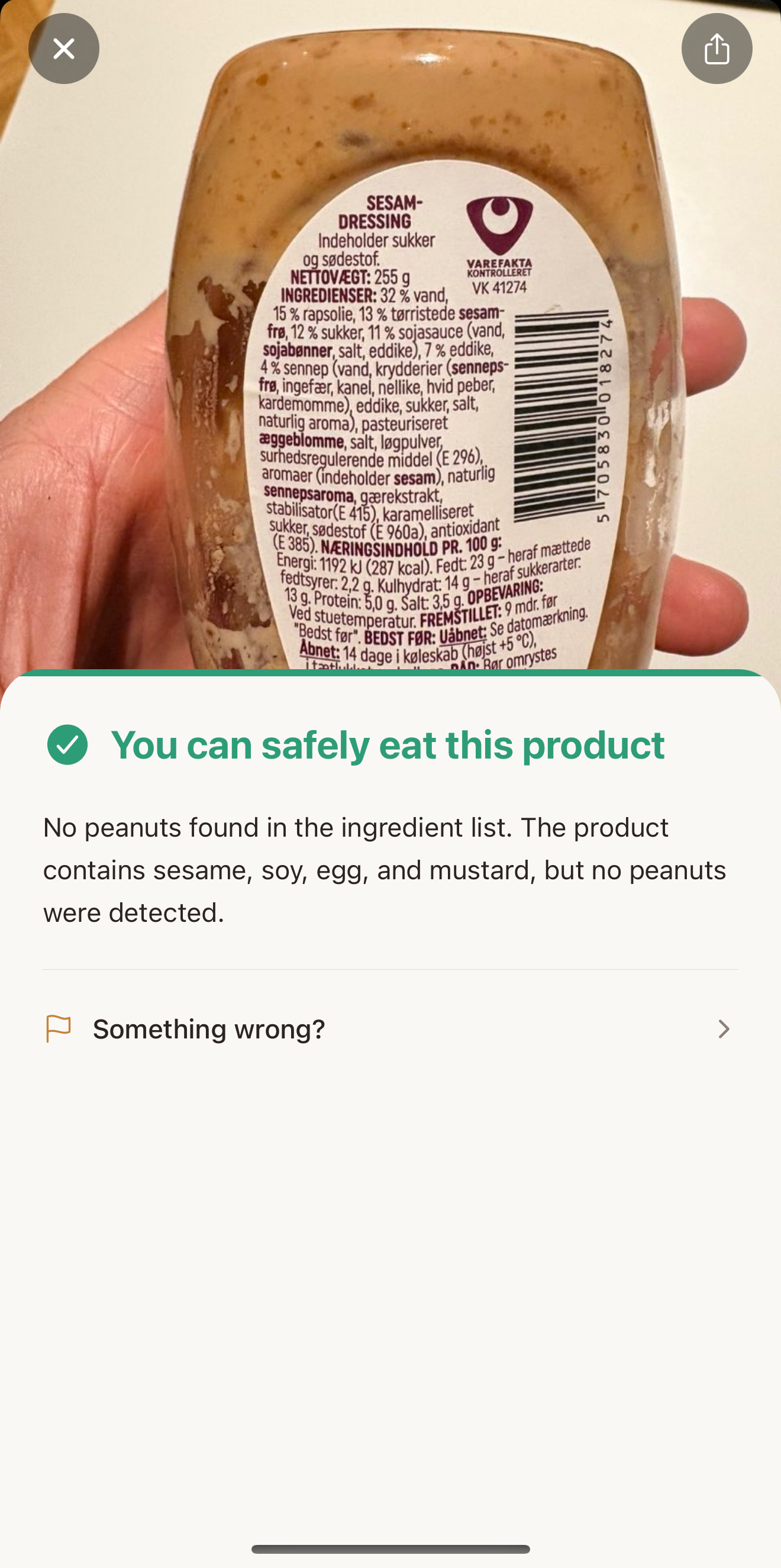 Safe product